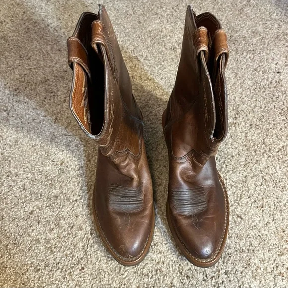 Ariat Sedona Leather Western Boot Cowboy Classic Work Boot Comfort Brown Size 8D - Picture 2 of 7